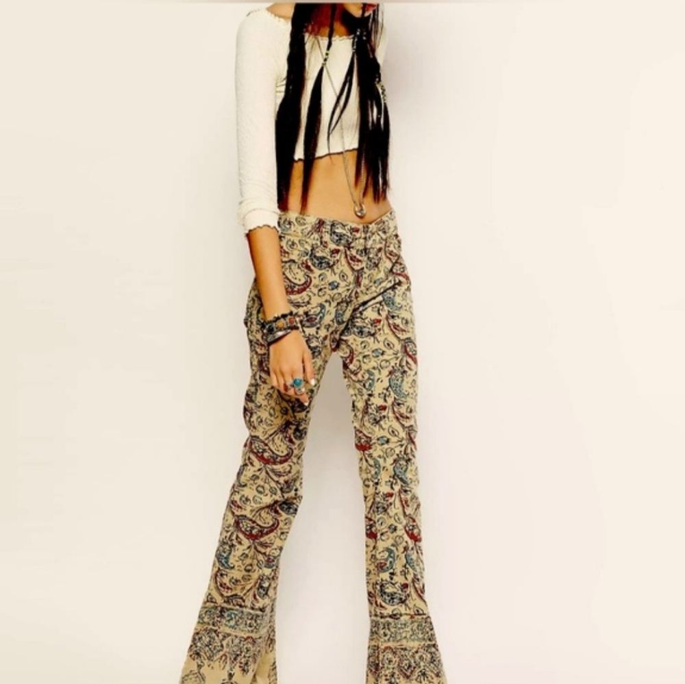 *Rare* Free People Bali / New Dehli Flare, Sz 24